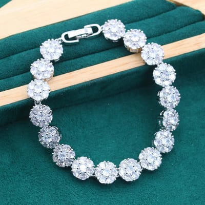 Hot Selling Klassieke Mode Zirkonia Armband Sieraden black
