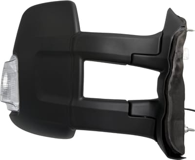 BILMAX Rechter Buitenspiegel Vervanging voor Ford Transit V363 2014–2022, Lange Spiegelarm, Elektrisch Verstelbaar, Verwarmd, Met Richtingaanwijzer, Zwart, 6-Pins (Passagierszijde)