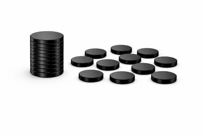 Brute Force Neodymium Magneten 12x2 mm Zwart – Extra Sterk N52 – Kleine Schijf Magneten – Whiteboard Koelkast Magneet – 20 Stuks