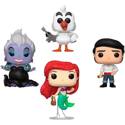 Beeldje Funko Pop Disney Little Mermaid Exclusive (x4)