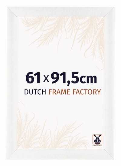 Fotolijst 61x91,5 cm - MDF - Wit Geveegd - Praag