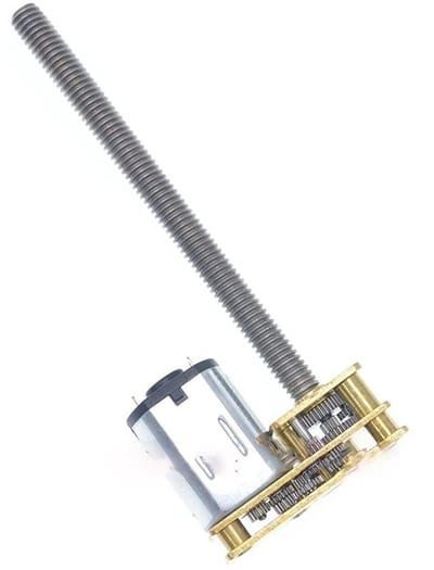 Transmissiemotor - Mini motor - Modelbouw aandrijving - Flip-type tandwiel - 55 mm schroefas - Metaal