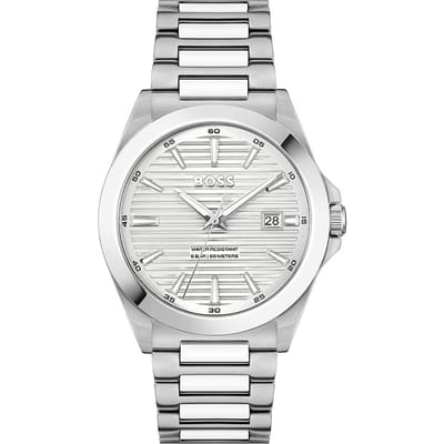 Hugo Boss - Heren Horloge Strike - Zilver