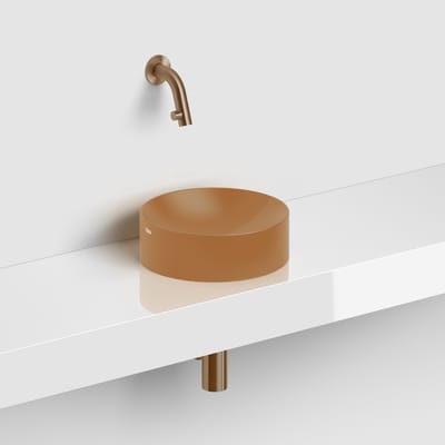 Clou Vale fontein, ø22 cm, zonder kranenbank, mat it. zand keram