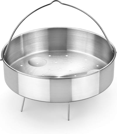 Snelkookmandje - Stoommand - Gezond Koken - Roestvrij Staal - 22 cm - Metaal