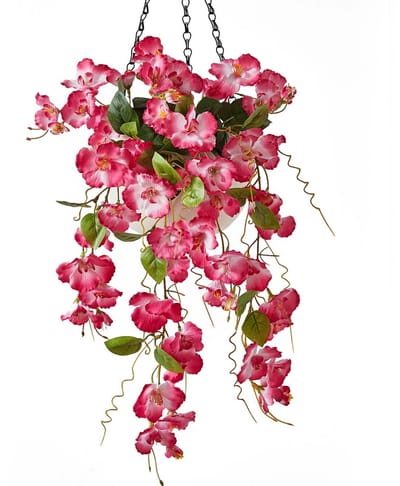 Dailygoods- Kunstbloemen Hangplant - Sierappelbloesem - Kunstbloemen Voor Bruiloft - Decoratie Voor Thuis - Natuurlijke Uiterlijk - Onderhoudsvrij - Nepplant