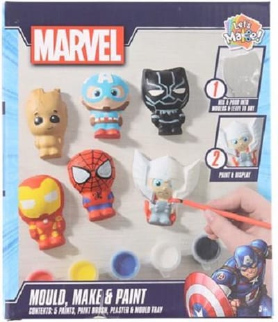 Sambro Marvel Gips Gieten - Creatief speelgoed voor kinderen - Inclusief verf