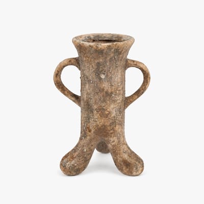 Menno Kandelaar Aardewerk - Bruin - H 15,5 cm