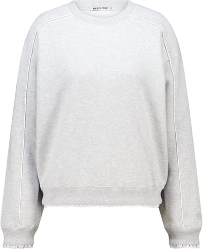 America Today Savannah Mid Grey Melange Maat: M | Longsleeves Outlet | Dames | Grijs
