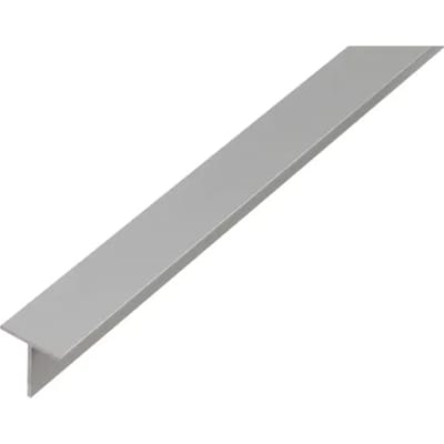 Alberts 473129 T-profiel | aluminium, zilverkleurig geanodiseerd | 1000 x 20 x 20 mm