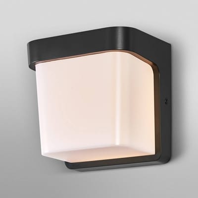 OSRAM ENDURA STYLE IHSAN WALL buitenlantaarn, 11W, 550lm, wandlamp, donkergrijs, beschermingsklasse IP65, 3.000K kleurtemperatuur, warm witte lichtkleur