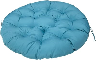Schommelstoel Kussen - Hangmat Kussen Stoelkussen - Buiten Ontspannen - Waterbestendig - 110x110CM - Blauw