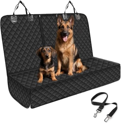 Auto Hondenmat - Reisbeschermer - Veilig Reizen - Waterdicht Krasbestendig - 135 x 120 cm - Zwart