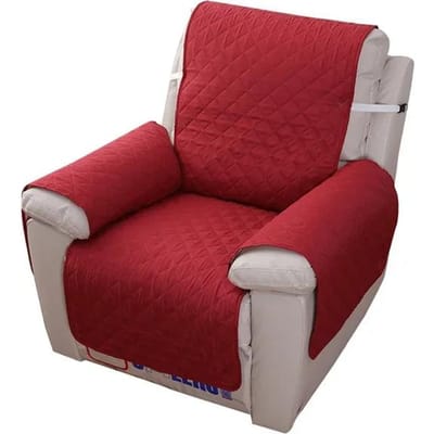 Fauteuilhoes Waterdichte Fauteuils Hoes Bank Bank met Verstelbare Elastische Band Meubelbeschermer voor Woonkamer