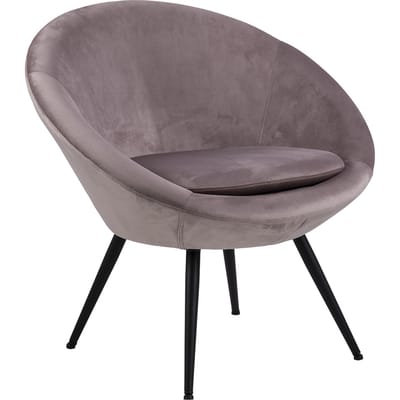Smuk Velvet Fauteuil Lucena Dusty Rose Poten