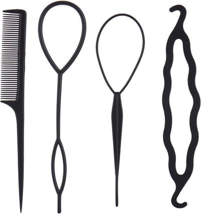 Haarstyling hulpstukken | knot maker | topsy tail | invlechten | 4 stuks