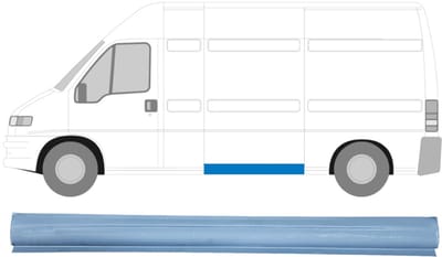Zij Reparatiepaneel dorpel voor Citroen Jumper 1994-2006 / Links = Rechts