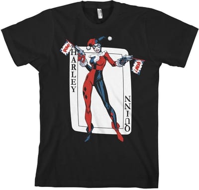 Harley Quinn Card Games Big Tall T-shirt WB-1-JL009-H60-7