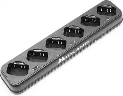 Midland Tafellader 6-fach Standlader für Midland Business Radio BR02 / BR02 Pro C1295