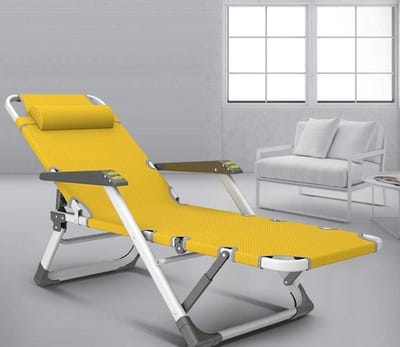 Opvouwbare Loungestoel - Ligstoel Kussen - Buiten Ontspannen - Zero Gravity - 300 kg Draagkracht - Grijs