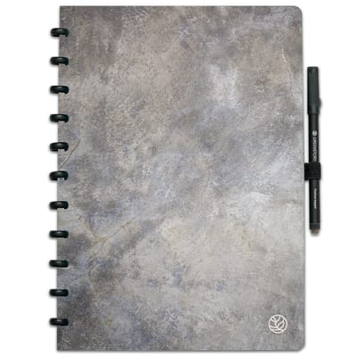 GreenStory - GreenBook Uitwisbaar Notitieboek - Herbruikbaar Notitieboek - Notitieblok - A4 - Lijn & Blanco
