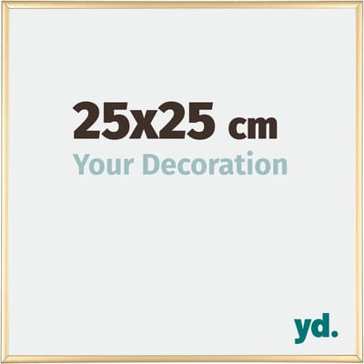 Your Decoration - Fotolijst 25x25 cm - Aluminium - Goud - Kent