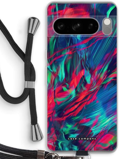 Case Company® - Hoesje met koord geschikt voor Google Pixel 8 Pro hoesje met Koord - Pilgrims Of The Sea - Telefoonhoesje met Zwart Koord - Bescherming aan alle Kanten en Over de Schermrand