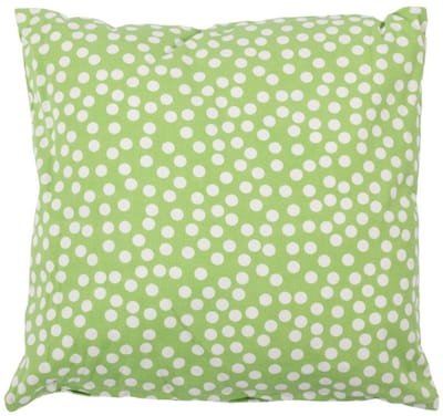 Allover Dots green cushion 45x45 cm