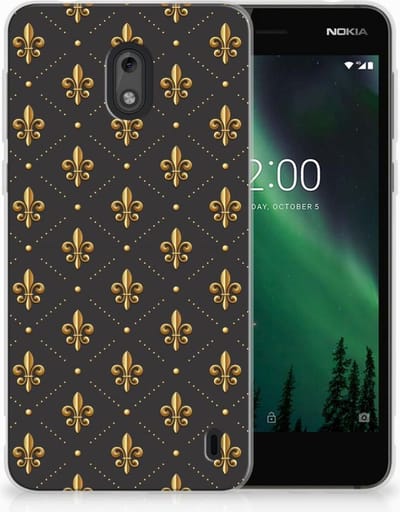Nokia 2 TPU bumper Franse Lelie
