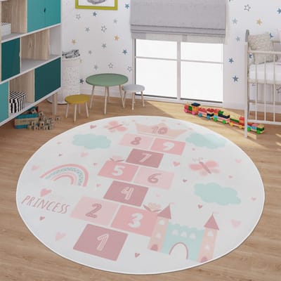 Kinderkamer tapijt tapijt kinderkamer tapijt antislip hart wolk vlinder