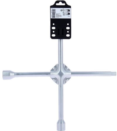 Versterkte kruissleutel - PRECISION STEEL - Doppen 17, 19, 21 mm