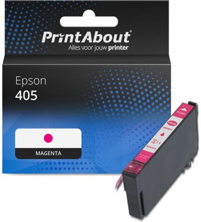 PrintAbout huismerk Inktcartridge 405 (C13T05G34010) Magenta Geschikt voor Epson