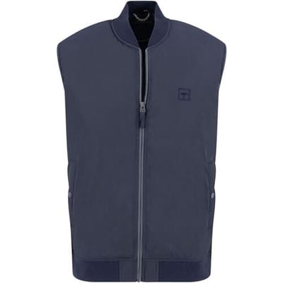 Fynch-Hatton Body-Warmer Solid Color Lightweight Dark Navy / male