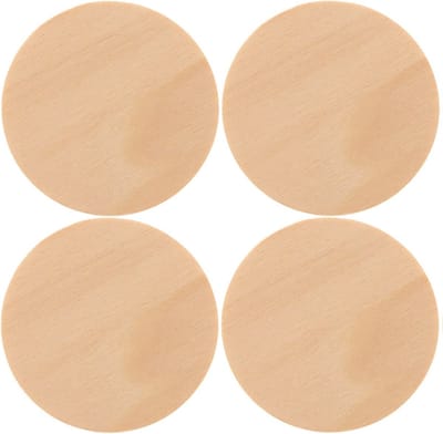 Houten schijven/cirkels/rondjes - 8x - dia 9 cm - Hobby/knutselmateriaal - zelf beschilderen