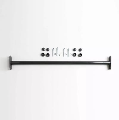 Antraciet Metalen Duikelstang 125cm - Incl. Bevestigingsmateriaal