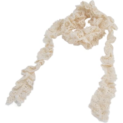 20 Yards Bordure Dentelle Stretch DIY Flexible Multi-Usage Exquise Dentelle Coton Stretch pour Cadeau beige