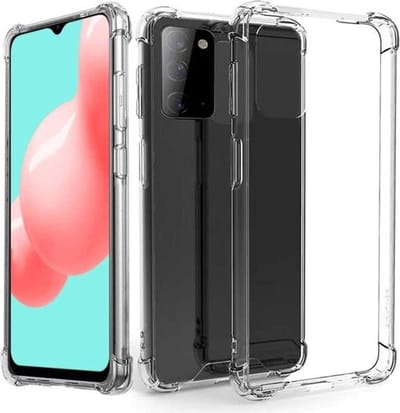 Shockproof Flexibele achterkant Silicone hoesje transparant Geschikt voor: Samsung Galaxy A32 4G