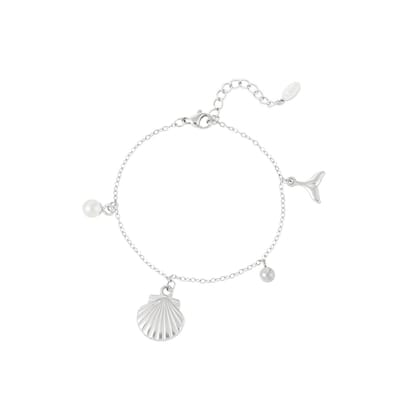 Coastal Love Armband | RVS (verkleurt niet) | Zilverkleurig | Stainless Steel (waterproof) | Yehwang | Cadeau voor haar | Dames sierraden | Verjaardag
