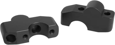 Motorfiets Stuurverhoger - Stuur Riser - Comfortabel Rijden - Verhoogt Stuurpositie - 24 x 80 mm - Zwart