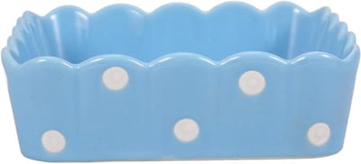 Keramische Voerbak - Voerbakje Kleine Dieren - Voeren Huisdieren - Wasbaar Glad Oppervlak - 15 x 15 x 4.5 cm
