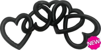 Decoratie object Mazan | Zwart - Black | Oneindige liefde | L37 x B10 x H2 cm