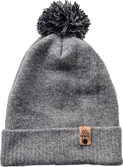 Descent - Muts - Basic met pom - Grijs - Beanie - Wintersport