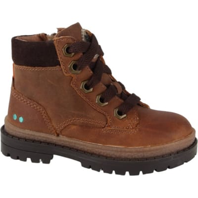 BunniesJR 224700-513 Jongens Biker Boots - Bruin - Nubuck - Veters