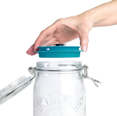 Airtender Vacuümdeksels voor Weckpotten | Set Vacuümdeksels & Pomp | 3x Vacuümdeksel 1x Vacuümpomp | Dankzij vacuüm tot 5x langer vers, tot 10x sneller infuseren of inmaken | Voor Weckpotten & Beugelpotten met een mond van 85-90mm | Made in Holland