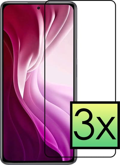 Screenprotector - 3 Stuks - Geschikt voor Xiaomi 11T - Extra Sterk - Beschermglas - Gehard Glas - Tempered Glass - Screen Protector - Bescherm Cover
