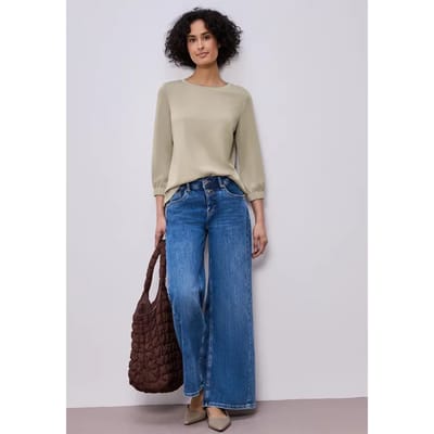 Shirt in effen kleur