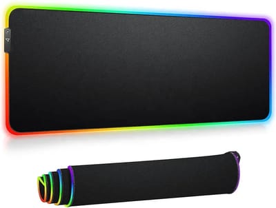 ***Muismat XXL LED Verlicht - Gamen Tiener Gamer - RGB LED Verlichting - Anti-Slip voor ultieme precisie en stijl - van Heble® ***