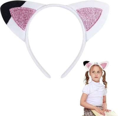 Haarband met Kattenoren, Haaraccessoires voor Carnaval en Kostuumfeesten, Decoratie en Party Outfit