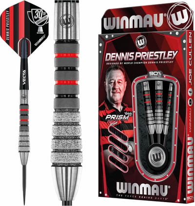 Dartpijlen Set - Stalen Darts - Precisie Werpen - 90% Tungsten - 24 Gram - Zilverkleurig
