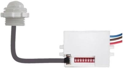 Inbouw Bewegingsmelder Waterdicht IP65 voor Buitenverlichting met 6m Bereik en 120 Graden Sensor